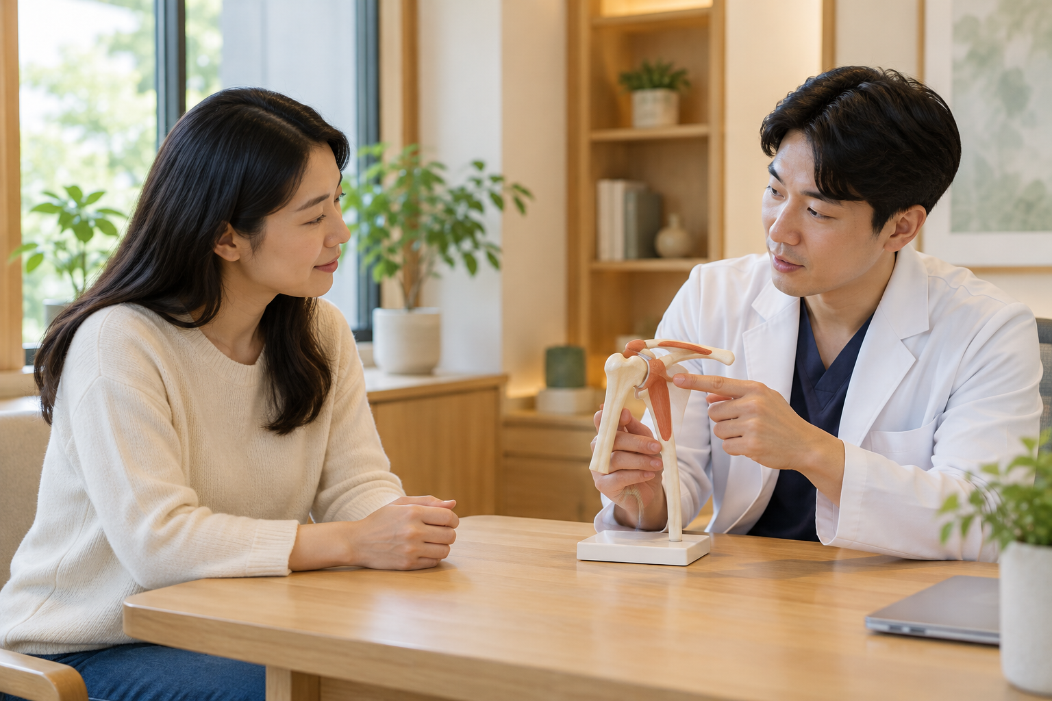원주 어깨통증 한의원 — 어깨 상담에 관한 AI 설명용 이미지